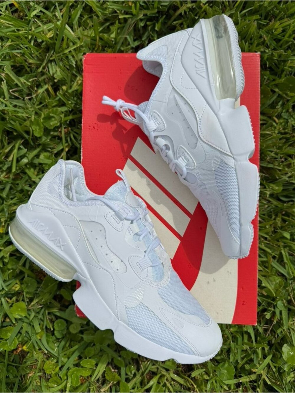 10 WOMEN'S NIKE AIR MAX INFINITY 2 ALL TRIPLE WHITE CU9453-100 RUNNING SNEAKERS